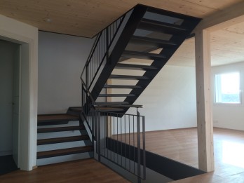 Treppe Verglasung Röthlin